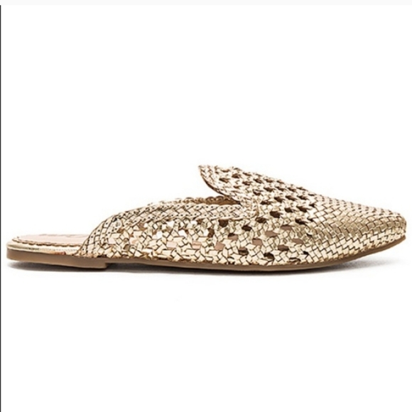 Sam Edleman Navya Metallic Holiday Party Slide Mules Sz 7.5 - Picture 4 of 7